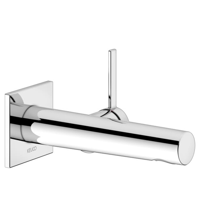 Vòi nóng lạnh âm tường 1 chân đen Đức Keuco Ixmo 5951637102