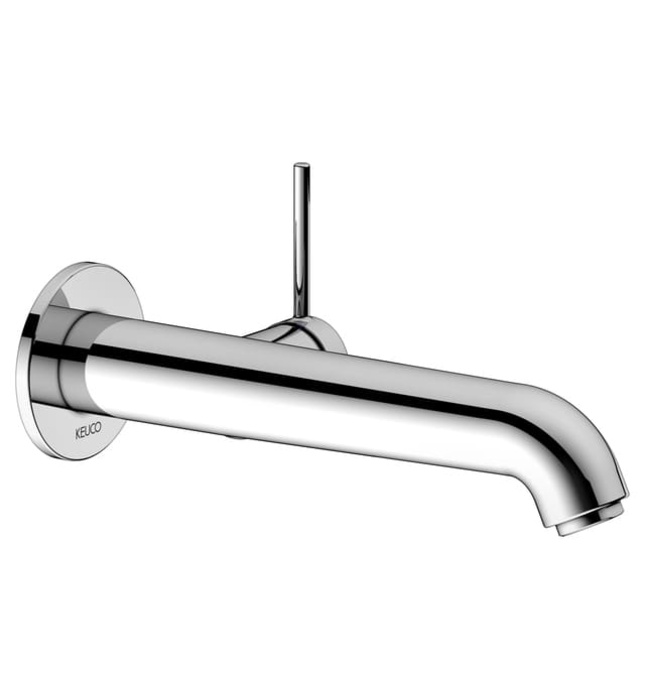 Vòi nóng lạnh âm tường 1 chân đen Đức Keuco Ixmo 59516371201