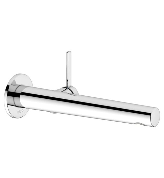 Vòi nóng lạnh âm tường 1 chân đen Đức Keuco Ixmo 59516372101