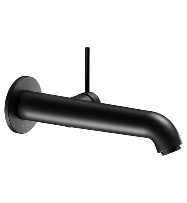Vòi nóng lạnh âm tường 1 chân đen Đức Keuco Ixmo 59516371201