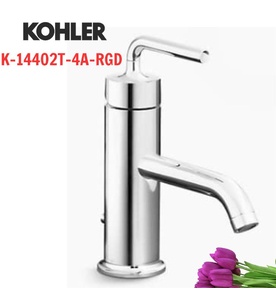 Vòi chậu rửa Kohler Purist K-14402T-4A-RGD