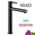 Vòi lavabo nóng lạnh 1 chân cao đen Đức Keuco Ixmo 59510371100