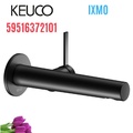 Vòi nóng lạnh âm tường 1 chân đen Đức Keuco Ixmo 59516372101