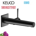 Vòi nóng lạnh âm tường 1 chân đen Đức Keuco Ixmo 59516372102