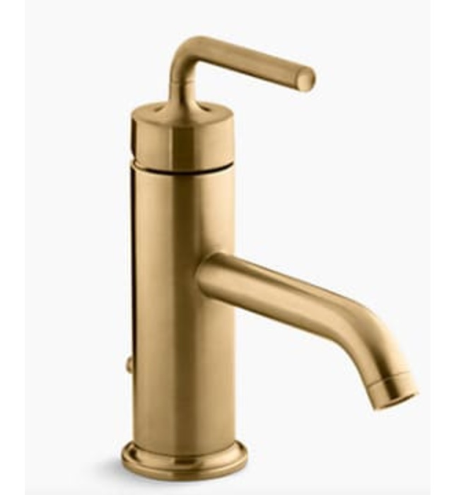 Vòi chậu rửa Kohler Purist K-14402T-4A-BGD