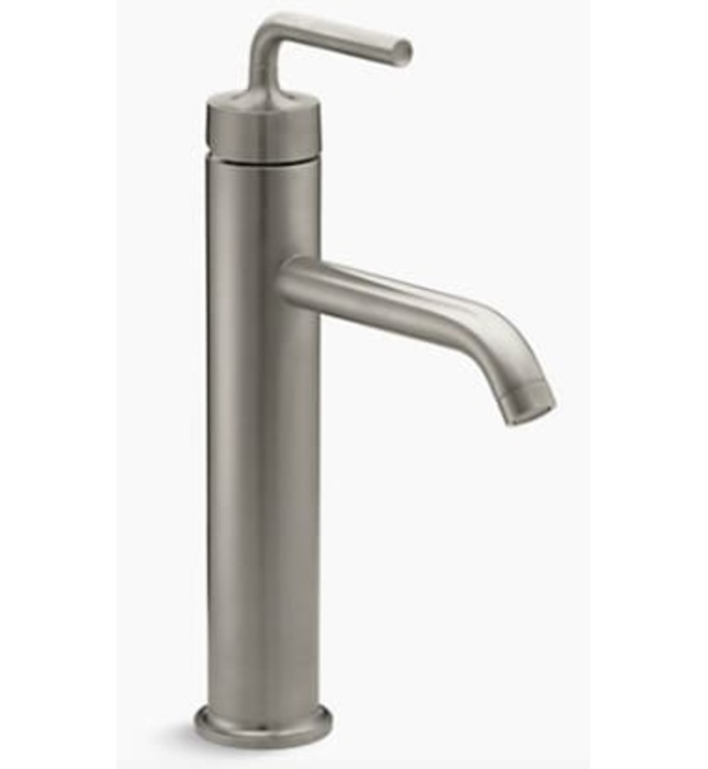 Vòi chậu rửa thân cao Kohler Purist K-14404-4A-BN