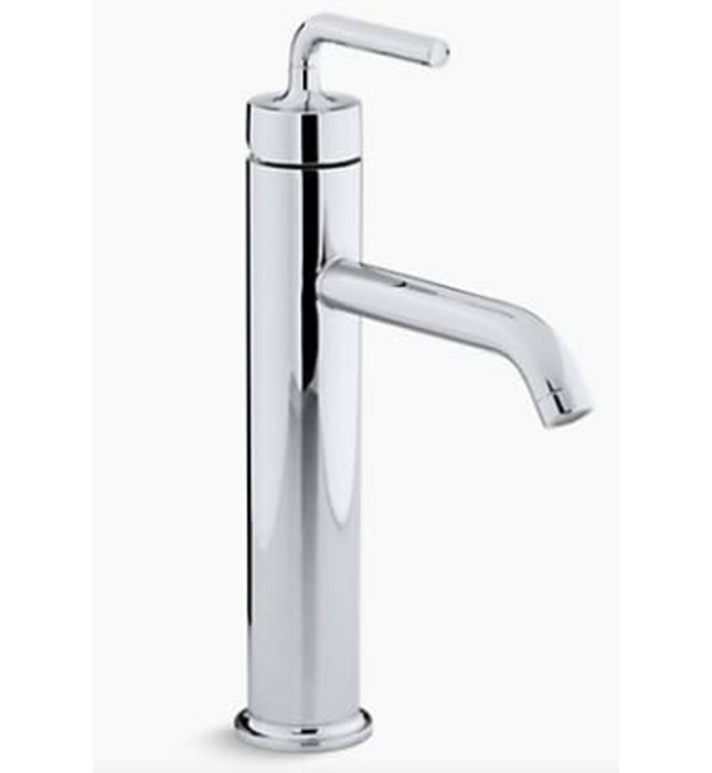 Vòi chậu rửa thân cao Kohler Purist K-14404T-4A-CP