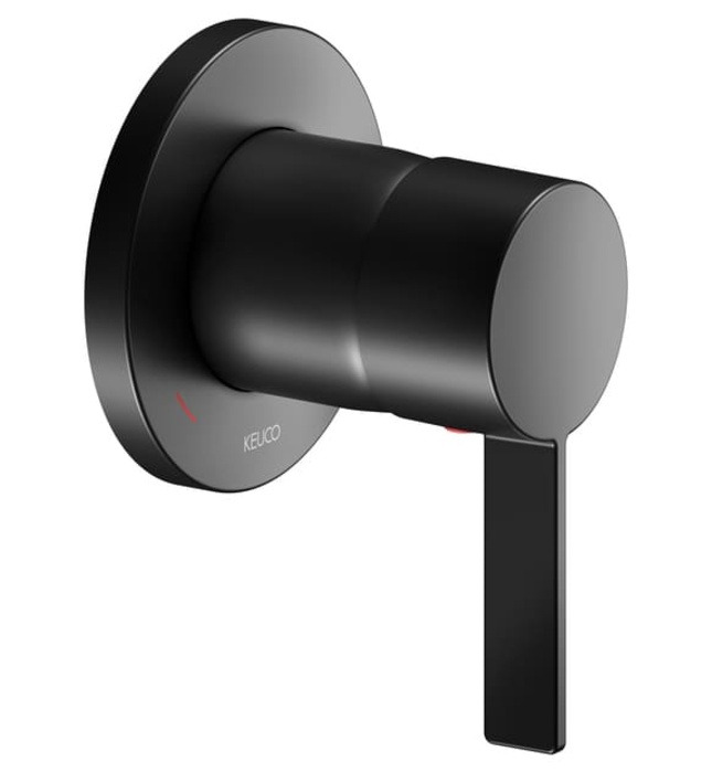 Bộ trộn sen tắm nóng lạnh đen 1 chân Đức Keuco Ixmo 59551379501