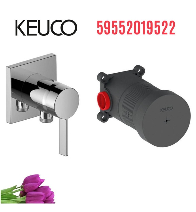 Bộ trộn sen xịt nóng lạnh 1 chân Đức Keuco Ixmo Solo 59552019522
