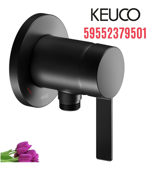 Bộ trộn sen xịt nóng lạnh 1 chân đen Đức Keuco Ixmo Solo 59552379501