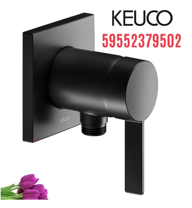 Bộ trộn sen xịt nóng lạnh 1 chân đen Đức Keuco Ixmo Solo 59552379502