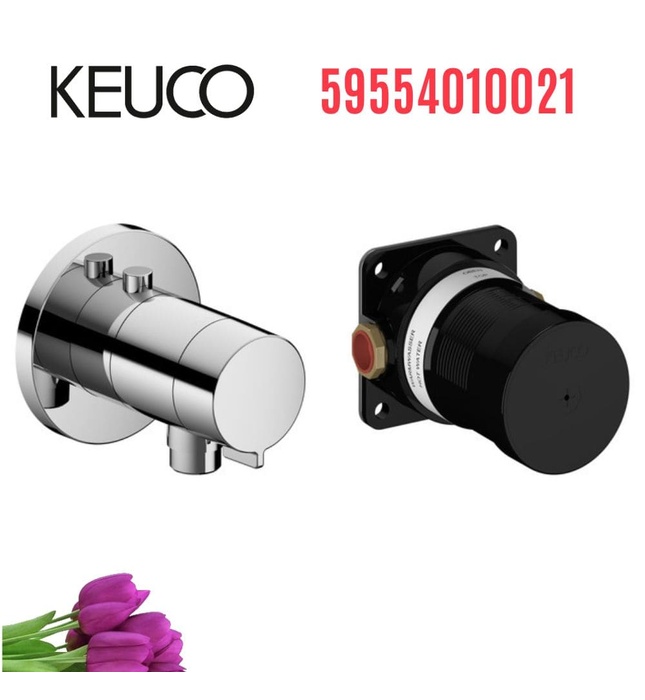 Bộ trộn sen xịt nóng lạnh 1 chân Đức Keuco Ixmo Solo 59554010021