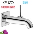Vòi nóng lạnh âm tường 1 chân Đức Keuco Ixmo 59516010202