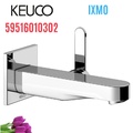 Vòi nóng lạnh âm tường 1 chân Đức Keuco Ixmo 59516010302