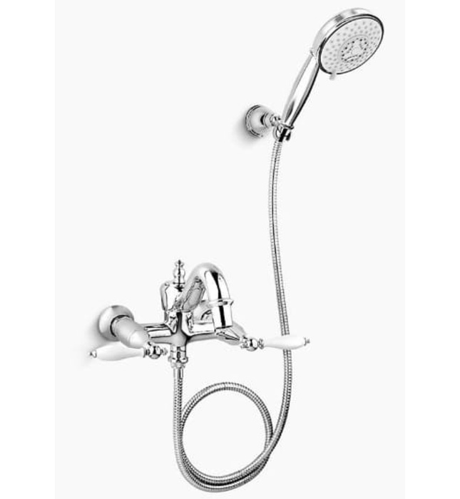 Sen tắm bồn tắm gắn tường Kohler Finial K-72654T-4M-CP