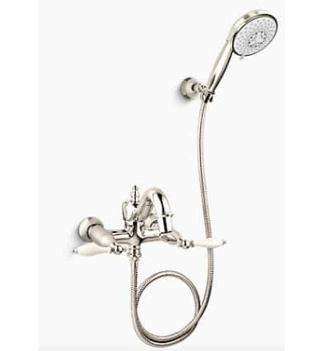 Sen tắm bồn tắm gắn tường Kohler Finial K-72654T-4M-SN