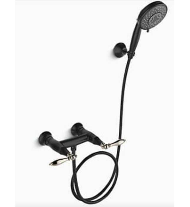 Sen tắm bồn tắm gắn tường Kohler Finial K-72656T-4M-R2B