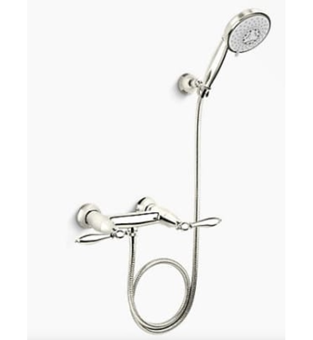 Sen tắm bồn tắm gắn tường Kohler Finial K-72656T-4M-SN