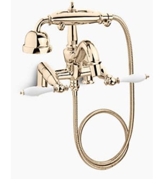 Vòi bồn tắm gắn thành bồn kèm sen cầm tay Kohler Finial K-8785T-4M-AF