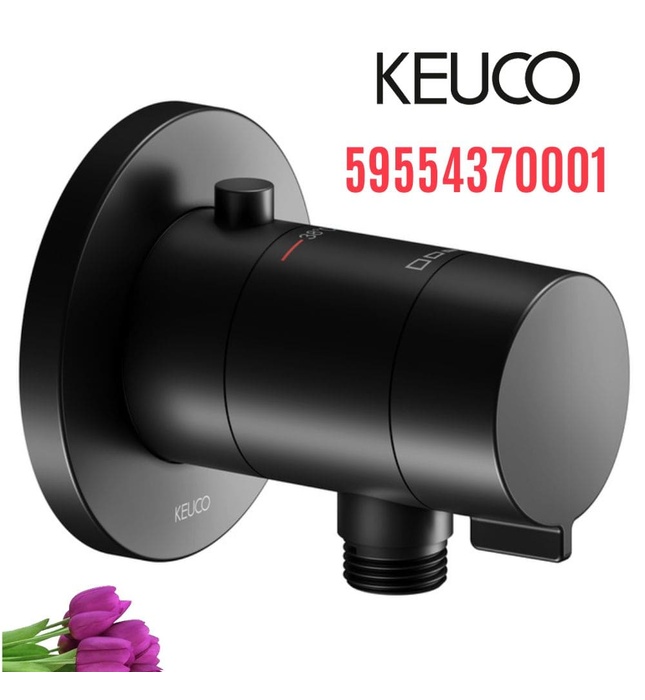 Bộ trộn sen xịt nóng lạnh 1 chân đen Đức Keuco Ixmo 59554370001