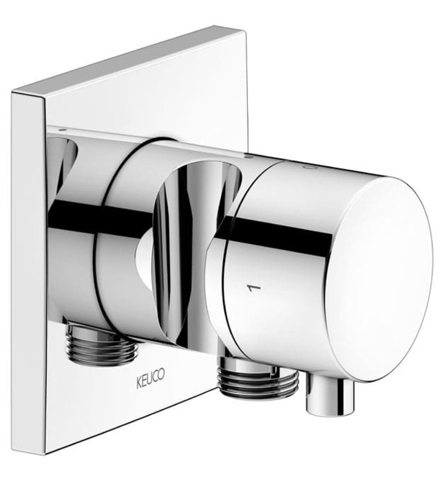 Cút nối chuyển hướng 2 đường nước vàng Đức Keuco 59557031202