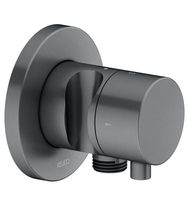 Cút nối chuyển hướng 2 đường nước vàng Đức Keuco 59557031201