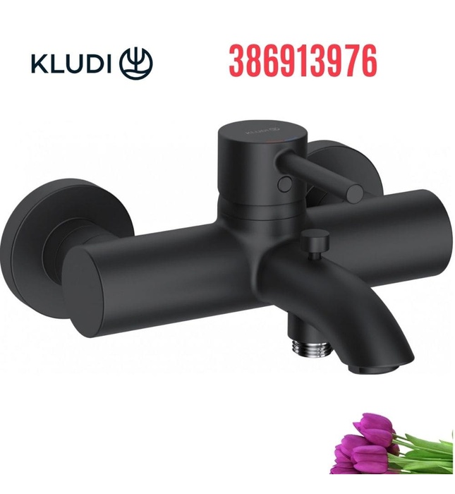 Củ sen tắm màu đen Kludi Bozz 386913976