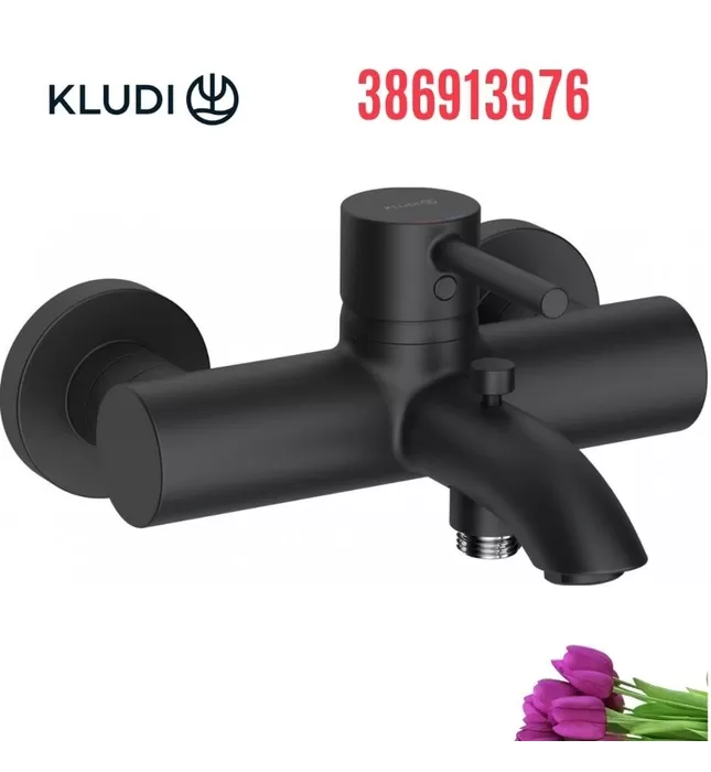 Củ sen tắm màu đen Kludi Bozz 386913976
