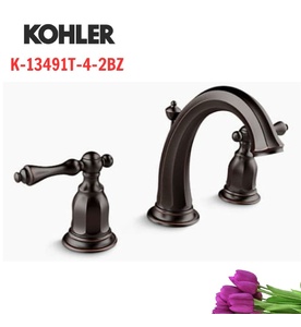 Vòi chậu rửa 3 lỗ Kohler K-13491T-4-2BZ