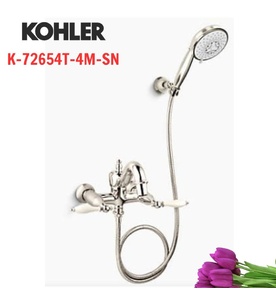 Sen tắm bồn tắm gắn tường Kohler Finial K-72654T-4M-SN