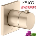 Bộ trộn nhiệt độ âm tường 1 chân vàng Đức Keuco Ixmo 59553030002