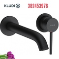 Vòi lavabo 2 chân âm tường đen Kludi Bozz 382453976