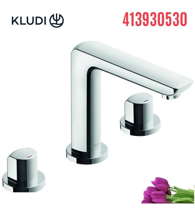 Vòi lavabo nóng lạnh 3 chân Kludi Ameo 413930530