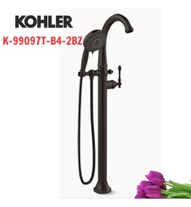 Sen vòi bồn tắm đặt sàn Kohler Kelston K-99097T-B4-2BZ