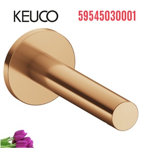 Đầu xả bồn tắm 1 chân âm tường vàng Keuco Standard 59545030001