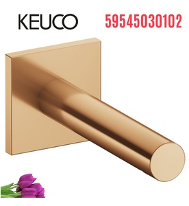 Đầu xả bồn tắm 1 chân âm tường vàng Keuco Standard 59545030102