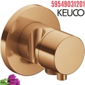 Cút nối chuyển hướng 3 đường nước vàng Đức Keuco 59549031201
