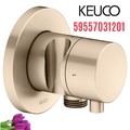 Cút nối chuyển hướng 2 đường nước vàng Đức Keuco 59557031201