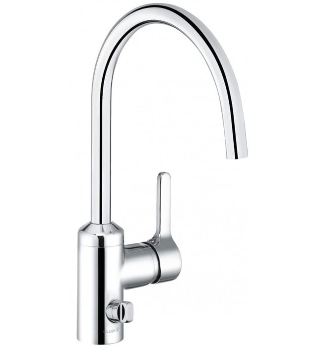 Vòi chậu rửa bát cần cứng nóng lạnh Kludi Binggo Star 428360578