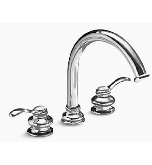 Vòi bồn tắm gắn bồn Kohler Refinia K-12885T-B4-BN