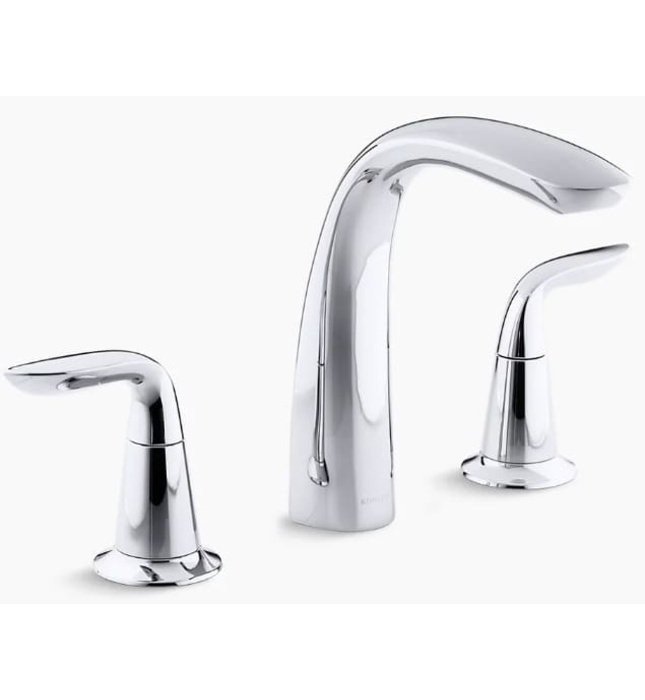 Vòi bồn tắm gắn bồn Kohler Refinia K-5323T-4-CP
