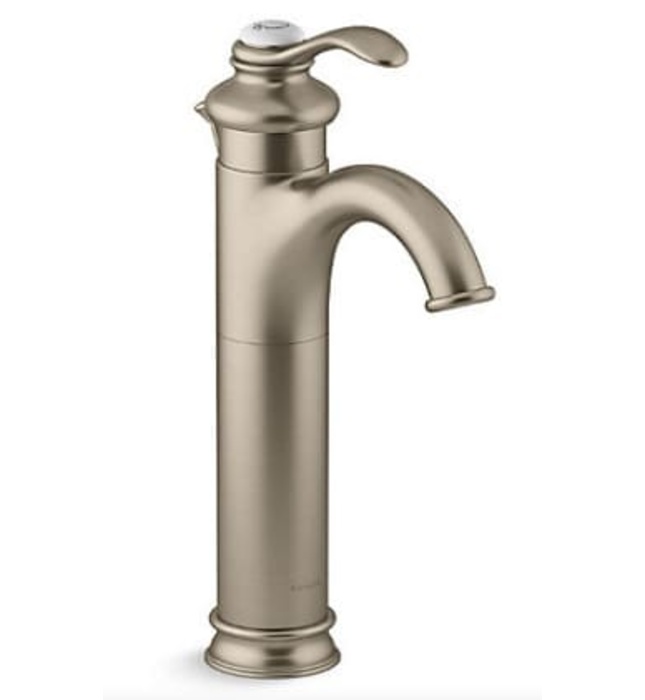 Vòi chậu rửa thân cao Kohler Fairfax K-98422T-B4-BV