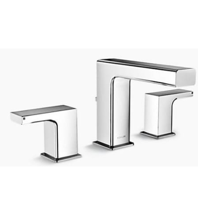 Vòi chậu rửa 3 lỗ Kohler Strayt K-37331T-4-CP