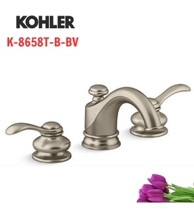 Vòi chậu rửa 3 lỗ Kohler Fairfax K-8658T-B-BV