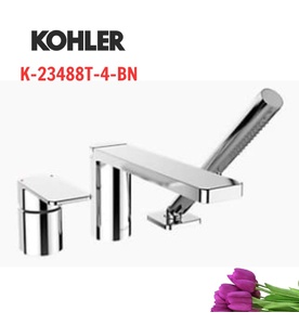 Vòi bồn tắm gắn bồn Kohler Parallel K-23488T-4-BN