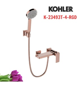 Sen tắm nóng lạnh gắn tường Kohler Parallel K-23493T-4-RGD