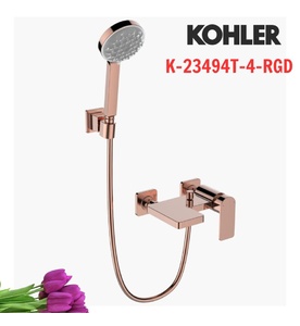 Sen vòi bồn tắm gắn tường Mỹ Kohler Parallel K-23494T-4-RGD