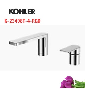 Vòi bồn tắm gắn bồn Kohler Parallel K-23498T-4-RGD