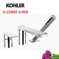 Vòi bồn tắm gắn bồn Kohler Parallel K-23488T-4-RGD