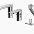 Vòi bồn tắm gắn bồn 4 lỗ Kohler Parallel K-23490T-4-BN